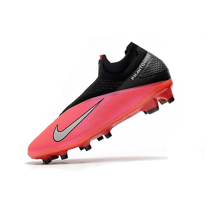 Nike Phantom Vision Elite Dynamic Fit FG Červené stříbrný Černá